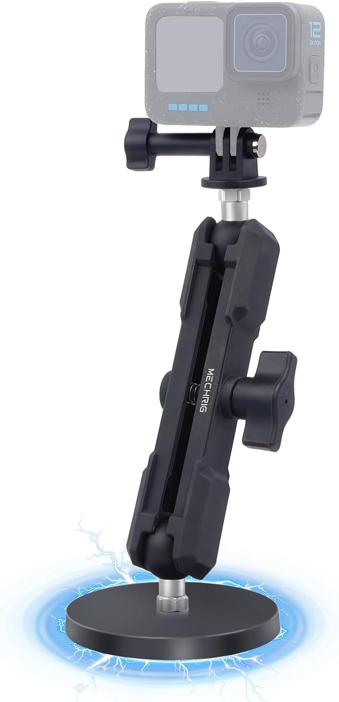 Magnetic Camera Mount for Action Camera, 12 Strong Magnet Base