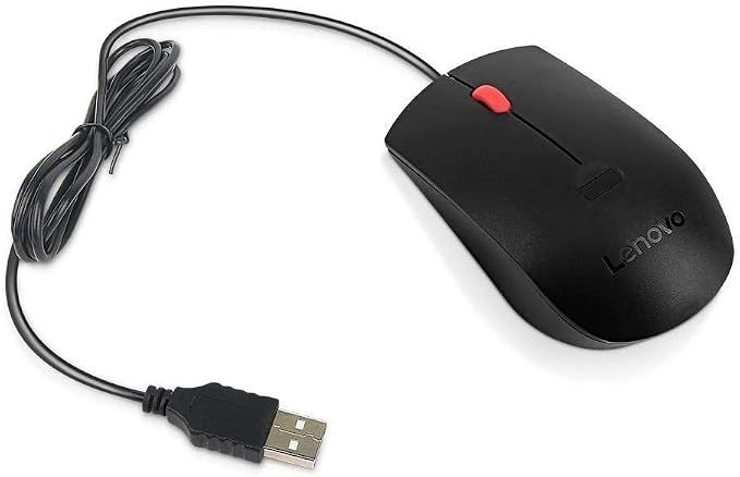 Lenovo Fingerprint Biometric USB Mouse Pointing Devices