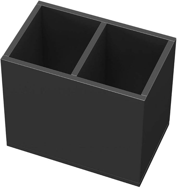 NIUBEE Acrylic Pen Holder 2 Compartments