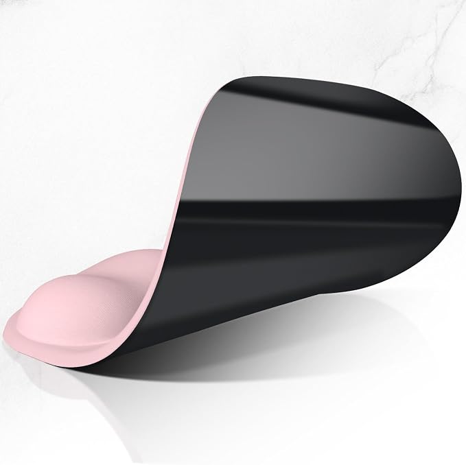 ITNRSIIET Ergonomic Mouse Pad, Cushioned Gel Wrist Rest, Non-Slip Base