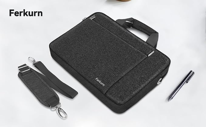 Ferkurn Laptop Bag Case for Women Men Computer Bag Compatible