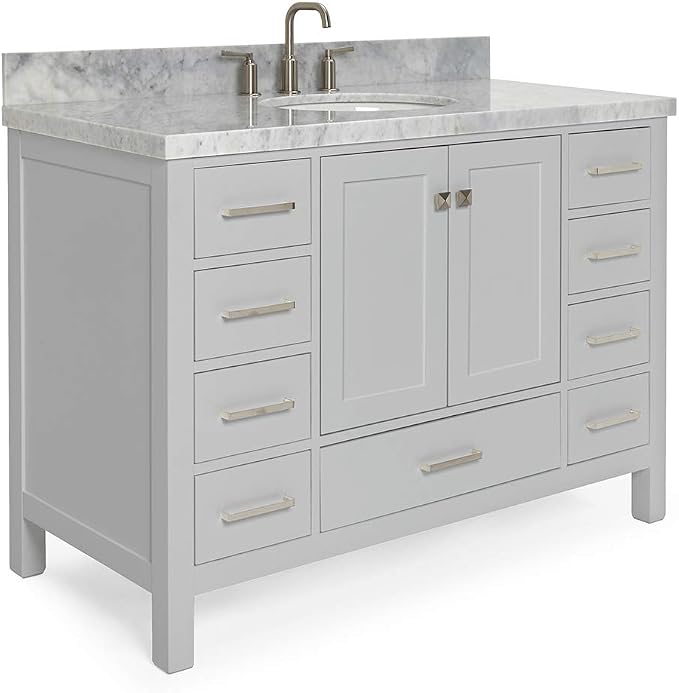 49" Grey Bathroom Vanity