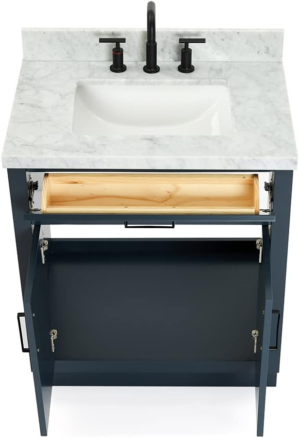 Bathroom Vanity, Midnight Blue