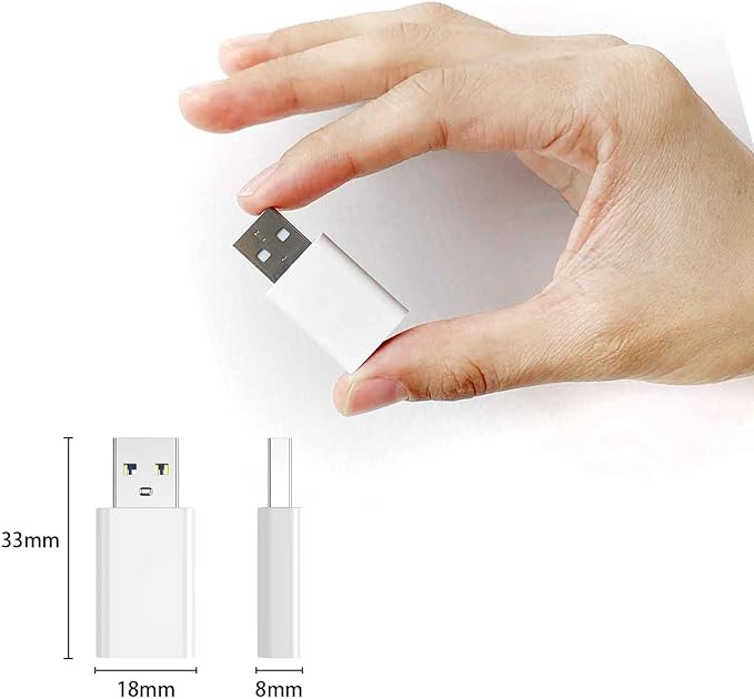 OTG Adapter【8-Pack】 USB-C Female to USB-A Male Adapter, USB to USB C Adapter