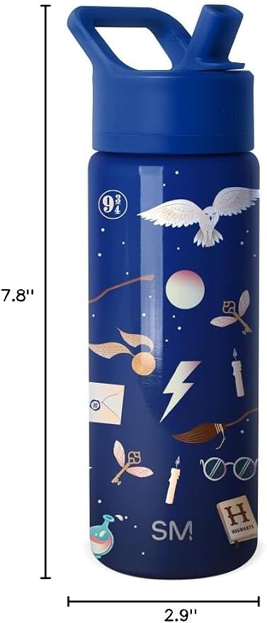 Simple Modern Harry Potter Kids Water Bottle & Toddler Cup | 18oz | Insulated