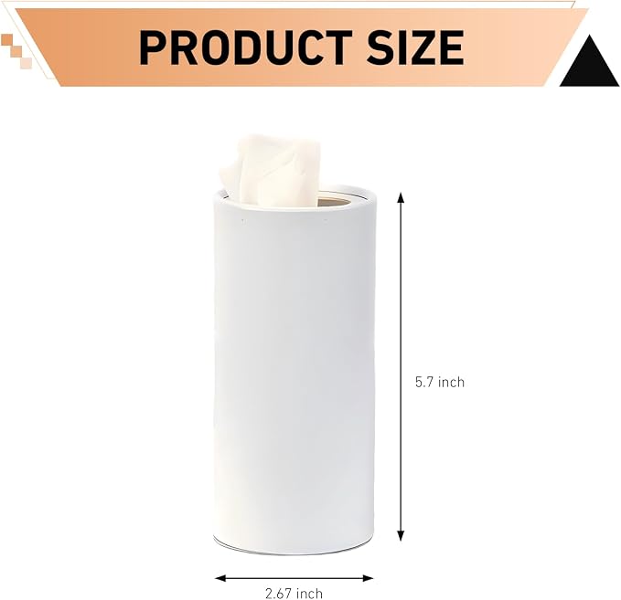 4 PCS Car Tissue Holder, Car Cup Holder Convenient Travel Tissue Tube,