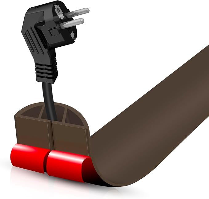 Floor Cord Cover Cable Cavity Self Adhesive Cord Hider Floor 3.3FT Floor Cable