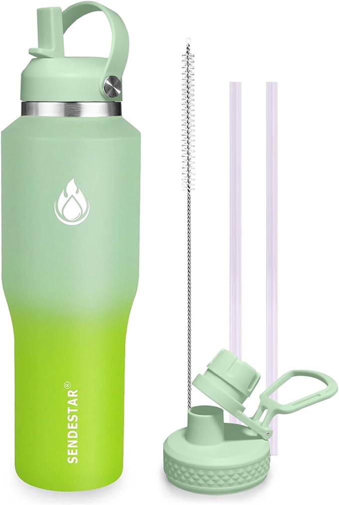SENDESTAR SENDESTAR 40oz Stainless Steel Water Bottle, Double Wall Vacuum