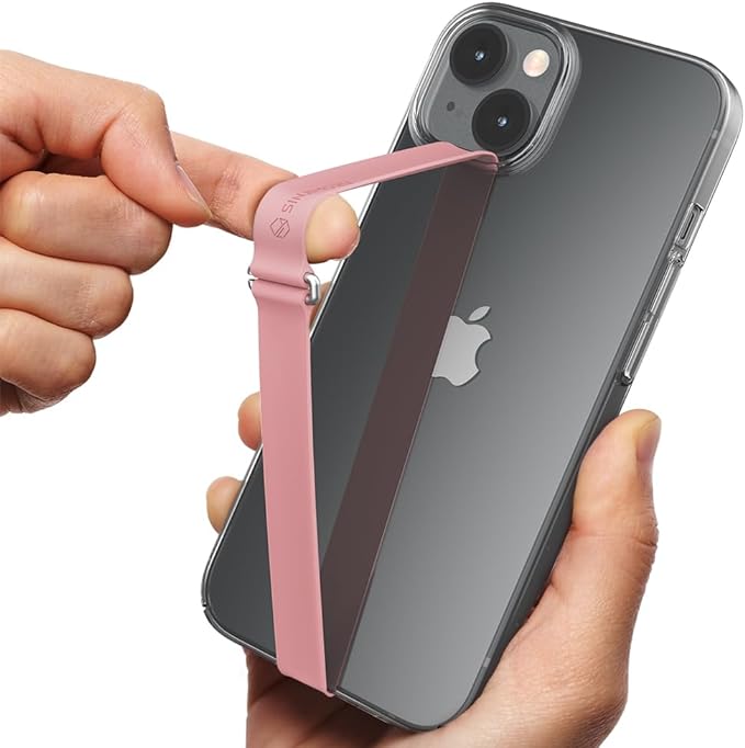 C-Shaped Clip Finger Phone Grip, Sinjimoru Silicone Cell Phone Strap