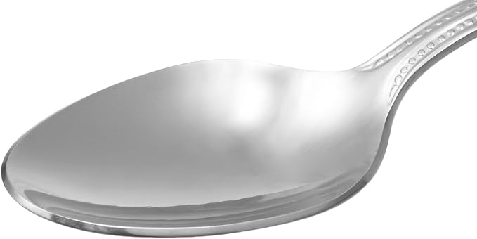Amazon Basics Stainless Steel Dishwasher Safe Dinner Spoons