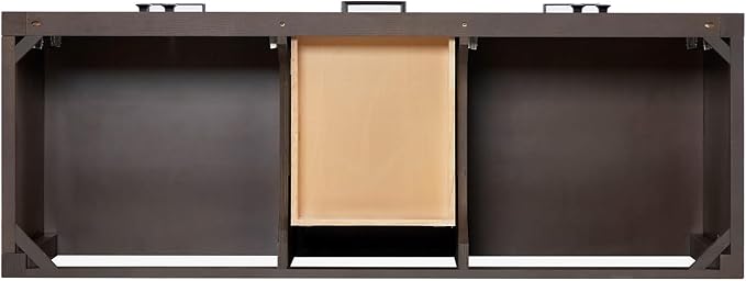 Cambridge 61 Inch Double Rectangular Sink Bathroom Vanity