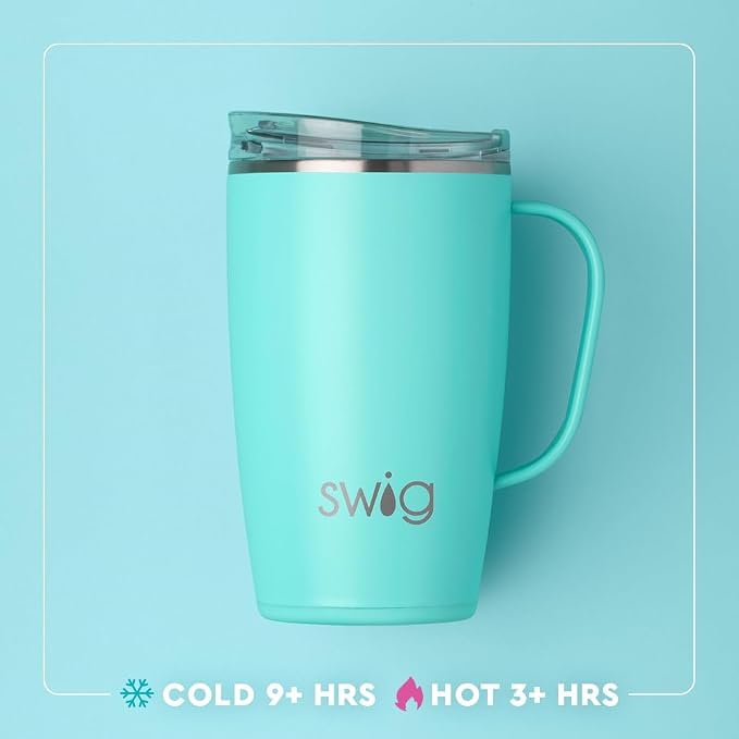 Swig Life 18oz Travel Mug, Insulated Tumbler