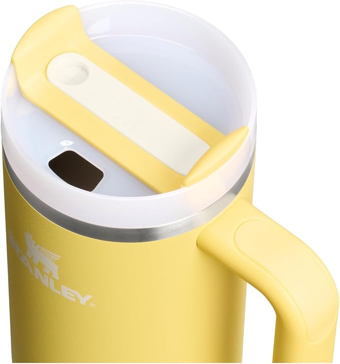 STANLEY Quencher H2.0 Flow State Tumbler, 30 oz, Daffodil | Handle and Straw |