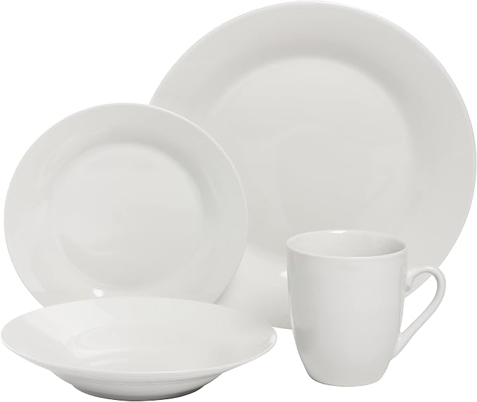 10 Strawberry Street Simply Round 16 Piece Dinnerware Set