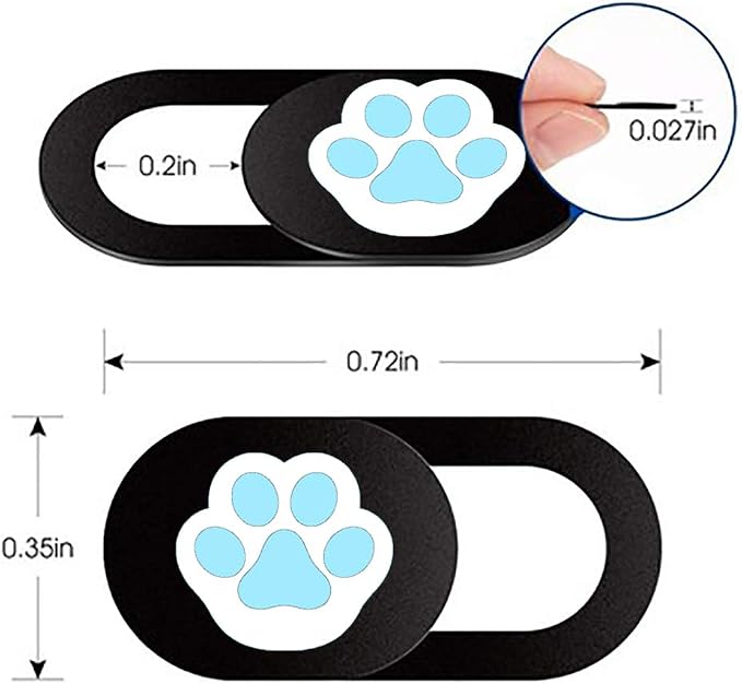 Webcam Cover 3 Pack Slide Ultra Thin Laptop Camera Cover