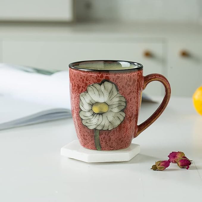 Ceramics 12oz Coffee mugs, Coffee cups, Tea mugs, Kiln Glazing Process