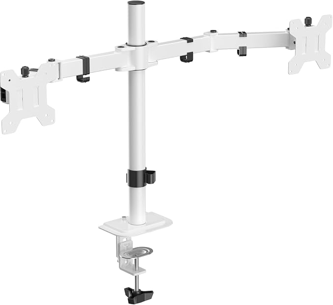 Suptek Dual Monitor Desk Mount, Adjustable Dual Monitor Arm