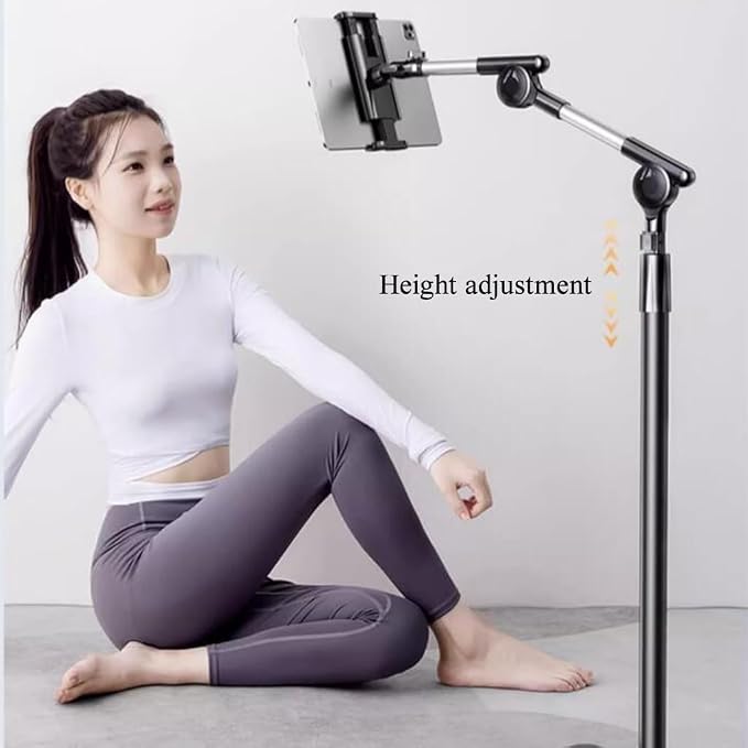 Tablet Floor Stand Holder, 360 Degree Rotating