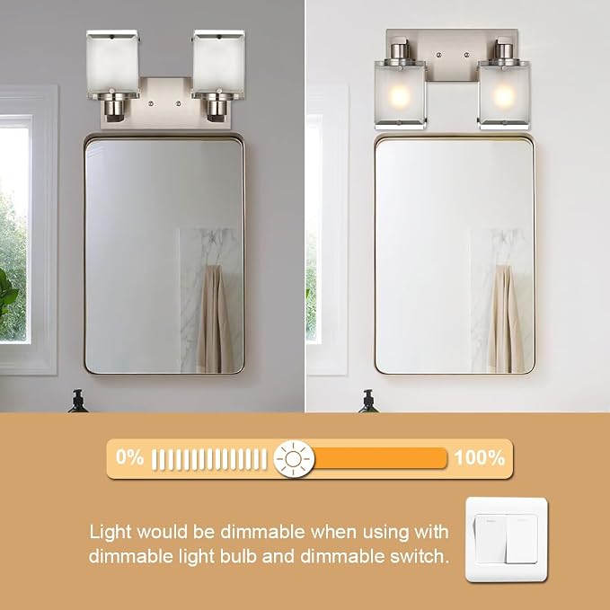 2-Lights Wall Sconce Lighting