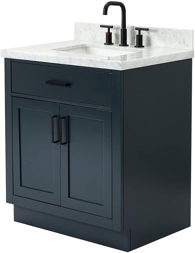 Bathroom Vanity, Midnight Blue