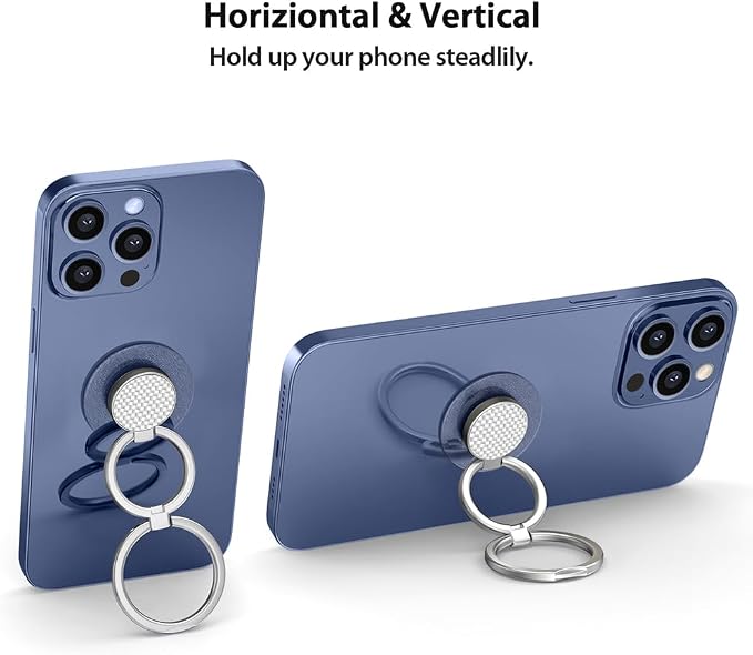 Phone Grip Holder, Phone Ring Holder Finger Kickstand, Foldable & Adjustable