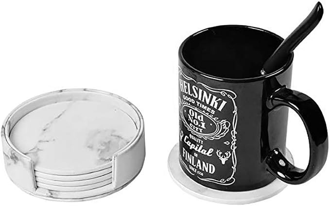 Coaster Round, Coffee Shop, Hotel Non-Slip Drink Pad and Storage Box