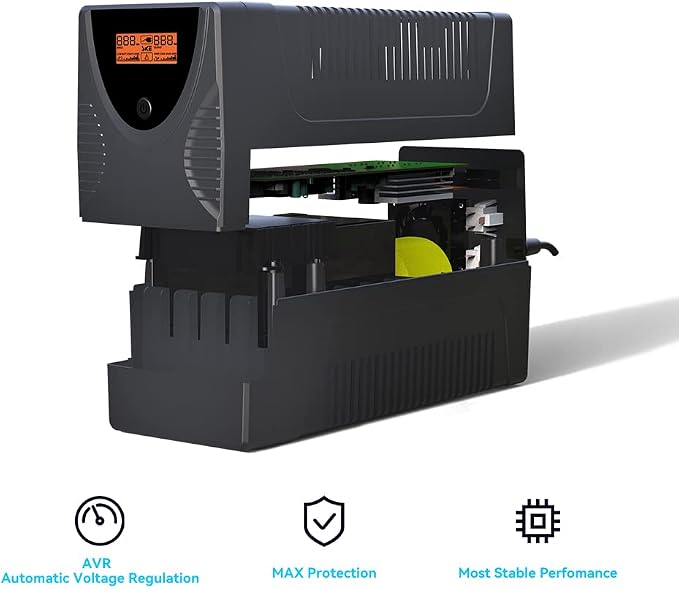 Ups Battery Backup and Surge Protector 425VA/240W, Computer Uninterruptible