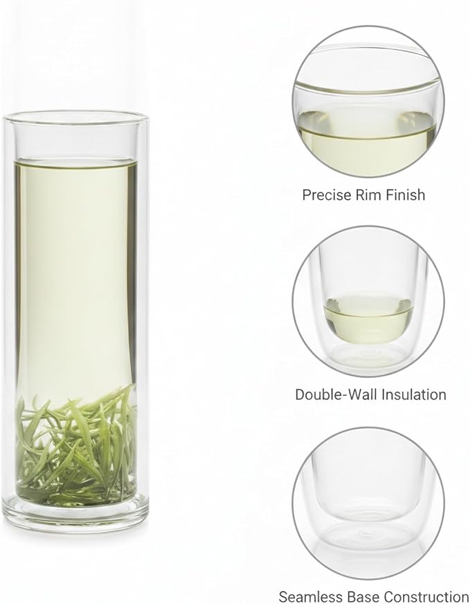 Double Wall Borosilicate Glass Mug