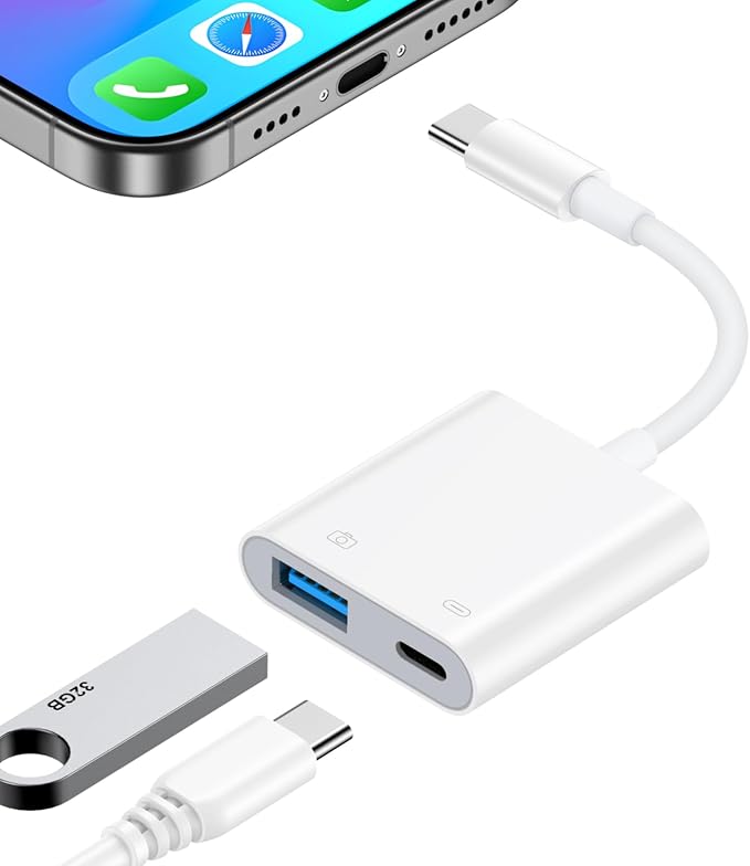 USB C to USB Camera Adapter