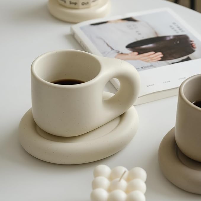 WENSHUO Ceramic Coffee Mug