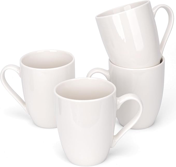 Ceramic Coffee Mugs Set of 4, 12 OZ,