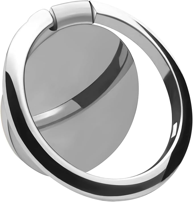 Metal Cell Phone Ring Holder Finger Ring Stand, 360 Degree Rotation Ring