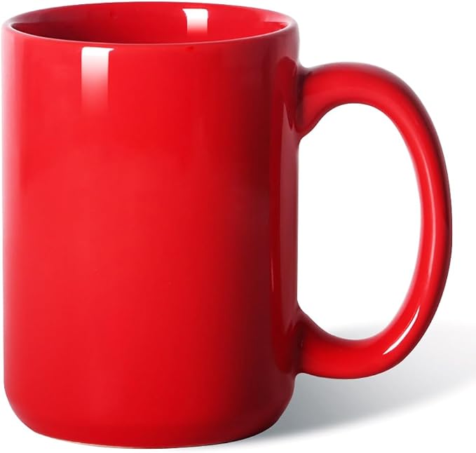 16 OZ Coffee Mug, Classic Blank Ceramic Cup