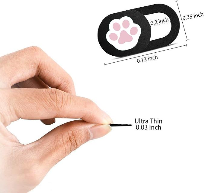 Webcam Cover 3 Pack Slide Ultra Thin Laptop Camera Cover