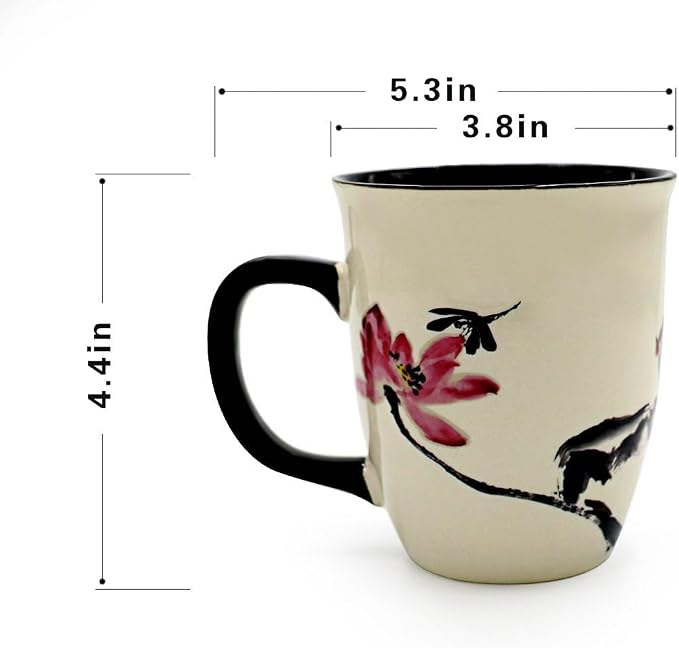 Lotus Magic Color Changing Coffee Mug, 16 oz | Ceramic Tea Mug