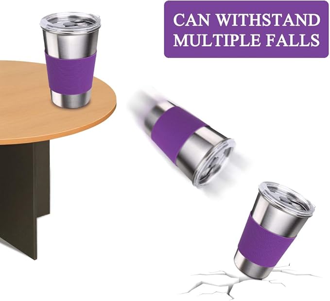 6 Pack Stainless Steel Tumblers & Water Glasses