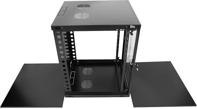9U Server Cabinet Wall Mount Rack Enclosure