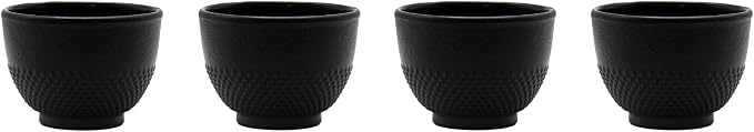 Japanese Cast Iron Tea Cups, Small and Heavy Teacups