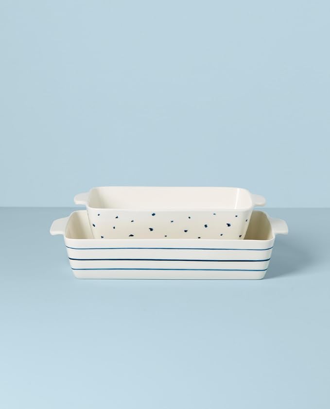 Lenox Blue Bay Dinnerware & Serveware Collection, Porcelain Tableware,