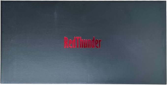RedThunder K10 Wired Gaming Keyboard and Mouse and Wrist Rest Combo, RGB Backlit