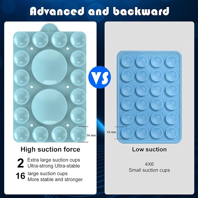 Silicone Suction Phone Holder Mount, Silicon Adhesive Phone Accessory