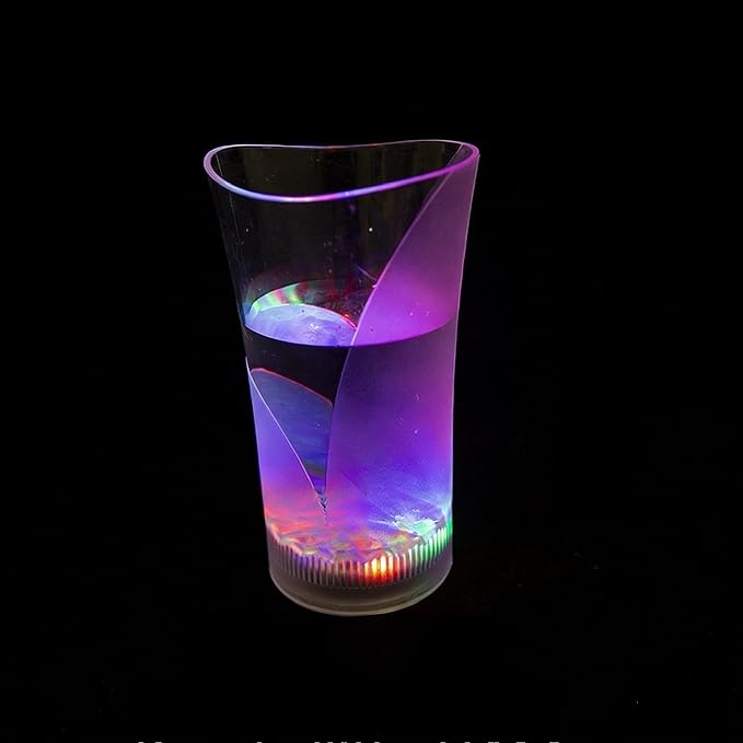 Flash Light Up Cups Glowing LED Beer Wine Whisky Liquor Crystal Glasses Tumbler