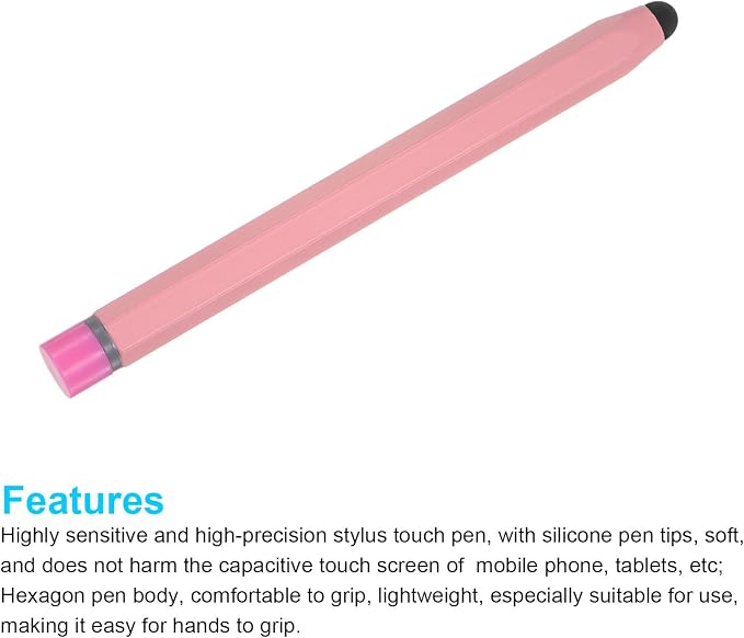 MECCANIXITY 2pcs Stylus Pens for Touch Screens Hexagon Crayon Stylus Pen