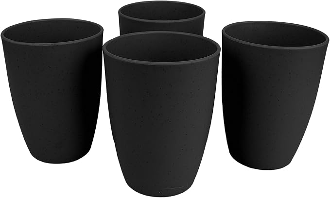 Wheat Straw Cups set of 4, Unbreakable Drinking Cup Reusable Cups | Dishwasher
