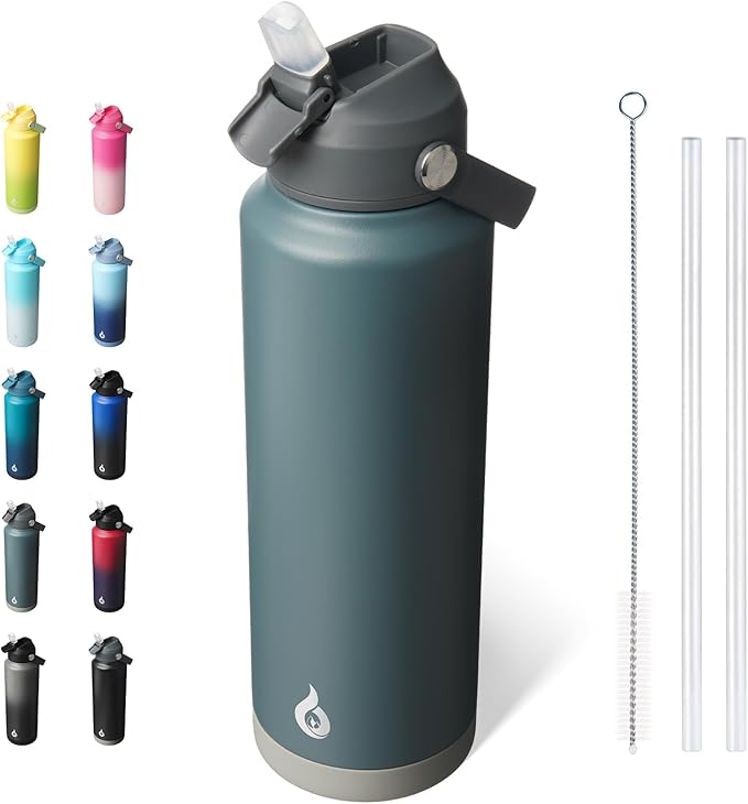 BJPKPK 40oz Insulated Water Bottle, Stainless Steel Bottle
