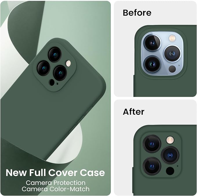 FireNova Designed for iPhone 13 Pro Max Case, Silicone Phone Case with