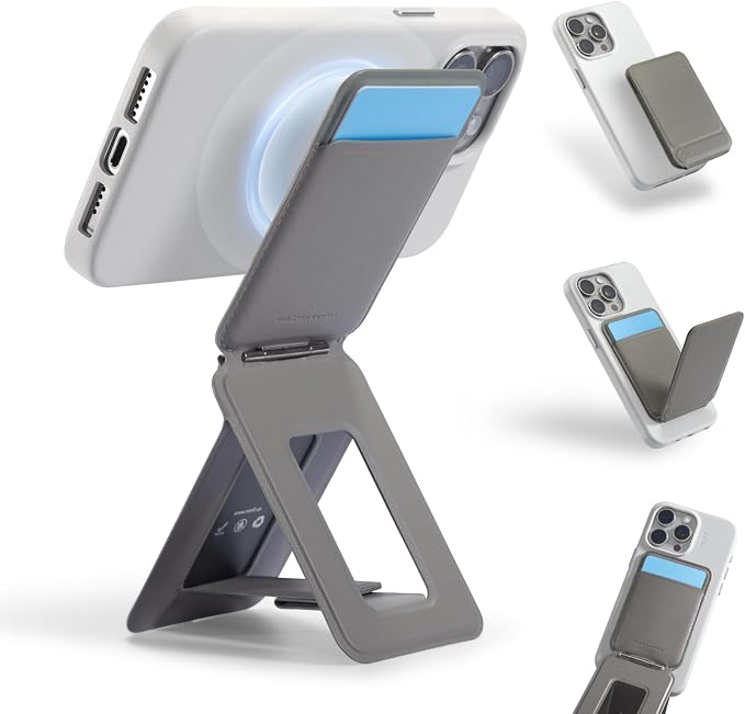 MOFT Phone Tripod Wallet, 3 in 1 Phone Stand MagSafe, NFC-Supported Magnetic