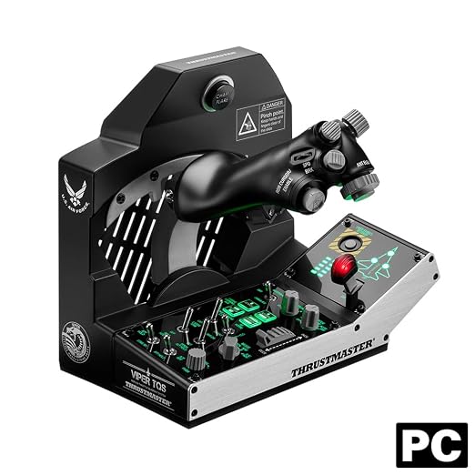 Thrustmaster Viper TQS: Metal Throttle Quadrant System, 21 Action Buttons