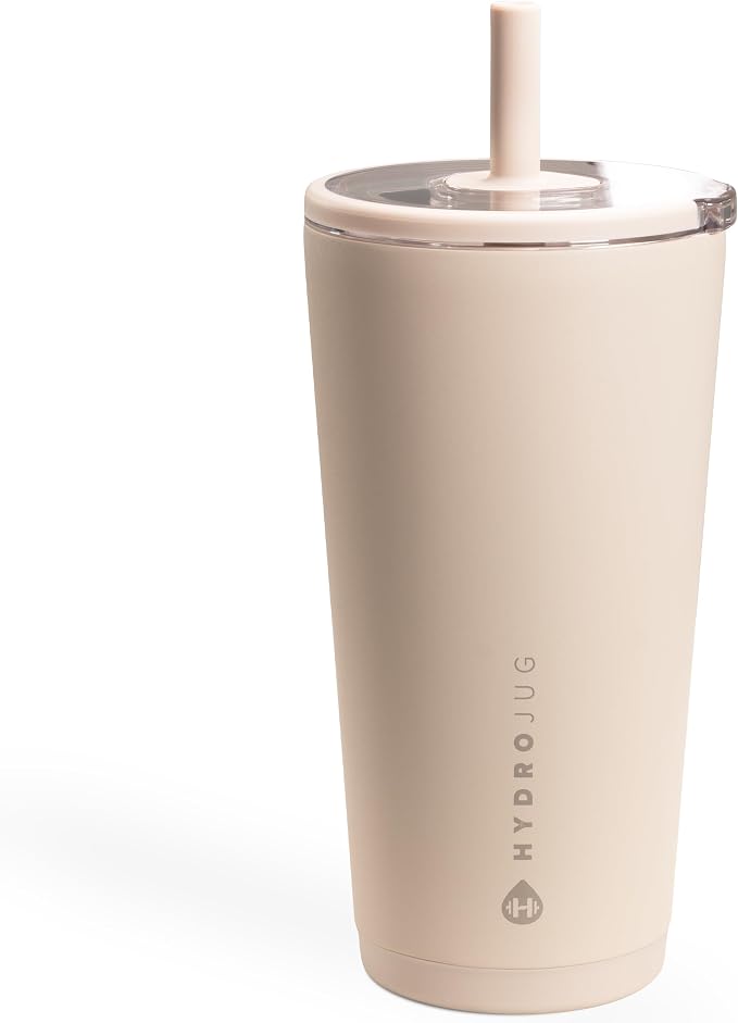 HydroJug Everyday Tumbler 20 oz, Ceramic-Lined Straw Cup