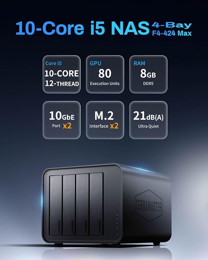 TERRAMASTER F4-424 Max NAS Storage